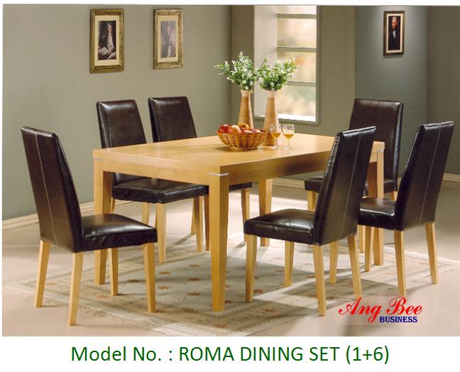 ROMA DINING SET (1+6)